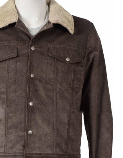 Kevin Costner Yellowstone John Dutton Corduroy Jacket