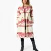 Beth Dutton Pink Printed Coat